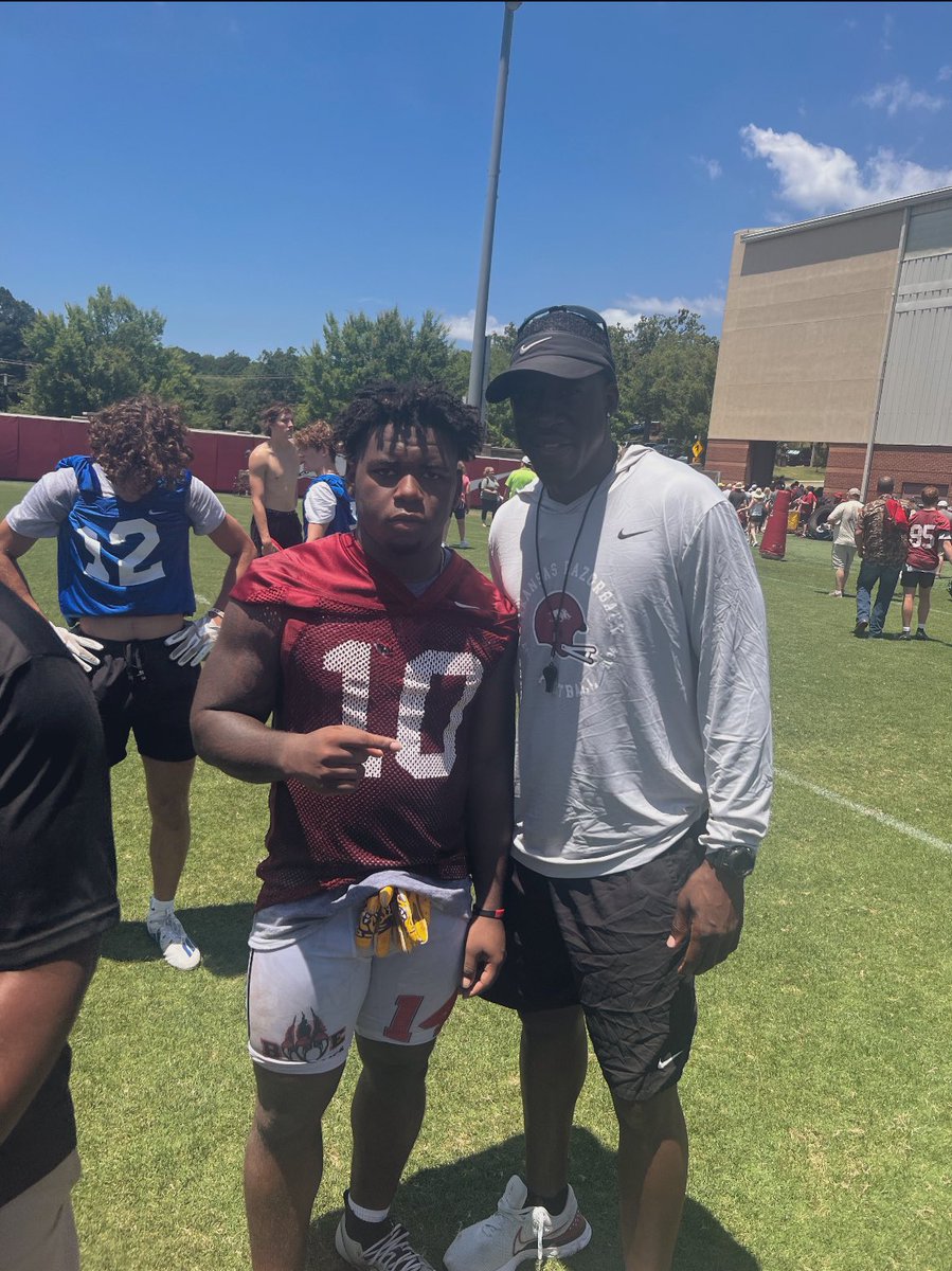 Had a great time today in Arkansas!! <a href="/FBCoachJSmith/">Jimmy Smith</a> <a href="/CoachDanEnos/">Dan Enos</a> <a href="/CoachNeill/">Curtis Neill</a> <a href="/bmecamps/">bmecamps</a> <a href="/jarrettbailey12/">Jb⁶𓅓</a>