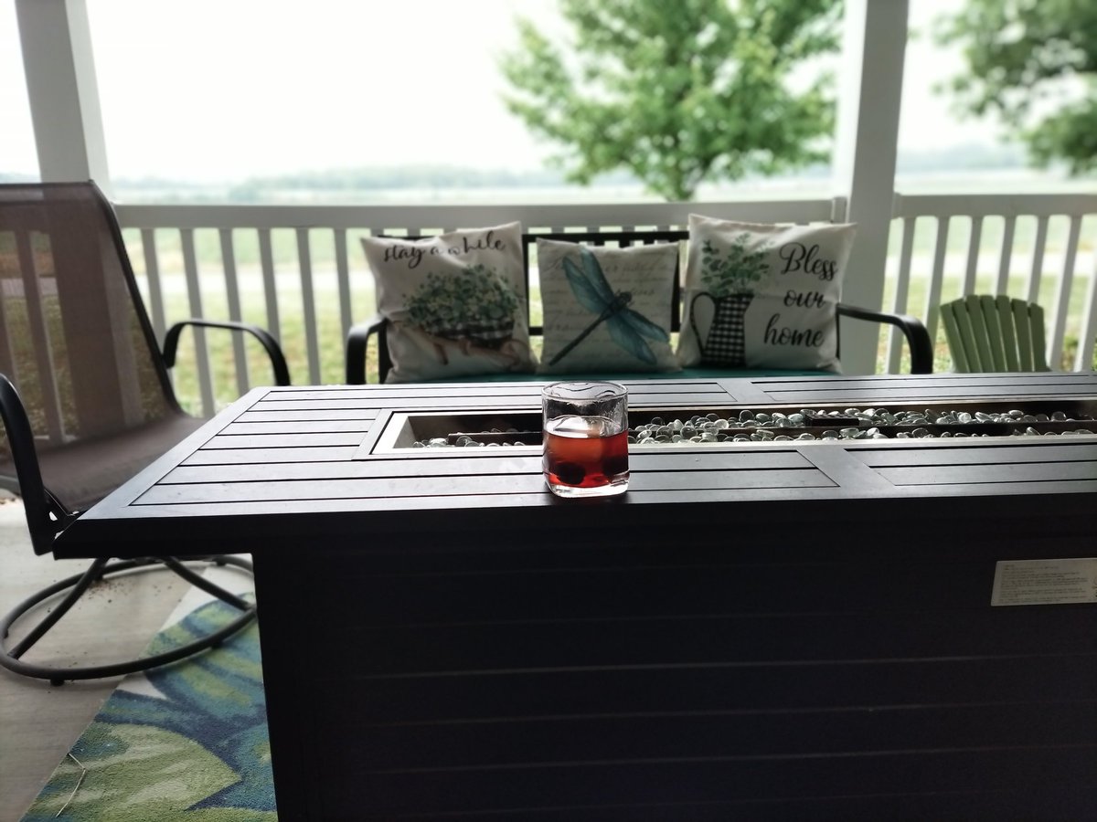 Woodford with Woodford cherries watching a nice slow rain fall
Hope everyone gets a nice rain