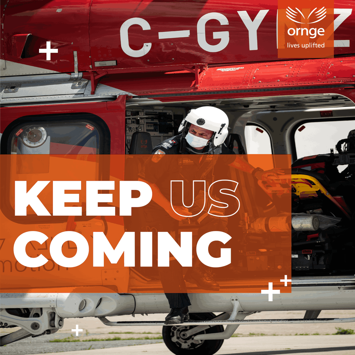 Ornge's tweet photo. Between 2020-2021, Ornge received 3,232 trauma scene call requests where 1,465 calls were cancelled. Delays of up to 7 hours risk lives. At Ornge, we prioritize care and hope to minimize delays. Please #KeepUsComing, don't cancel when leaving the scene. https://t.co/xSjKqtRmxn