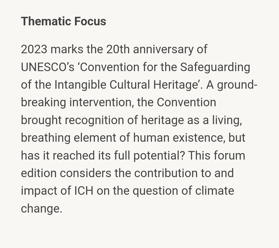 Philip McDermott (@ppmcdermott1) on Twitter photo In the coming months <a href="/mairead_nc/">Mairéad Nic Craith</a> & I are working on an edition of <a href="/AJEC_Berghahn/">AJEC Berghahn</a> on Intangible Cultural Heritage & climate change. We had a fantastic response to the call for papers & look forward to working with successful authors in bringing the forum edition to publication. In the coming months <a href="/mairead_nc/">Mairéad Nic Craith</a> & I are working on an edition of <a href="/AJEC_Berghahn/">AJEC Berghahn</a> on Intangible Cultural Heritage & climate change. We had a fantastic response to the call for papers & look forward to working with successful authors in bringing the forum edition to publication.