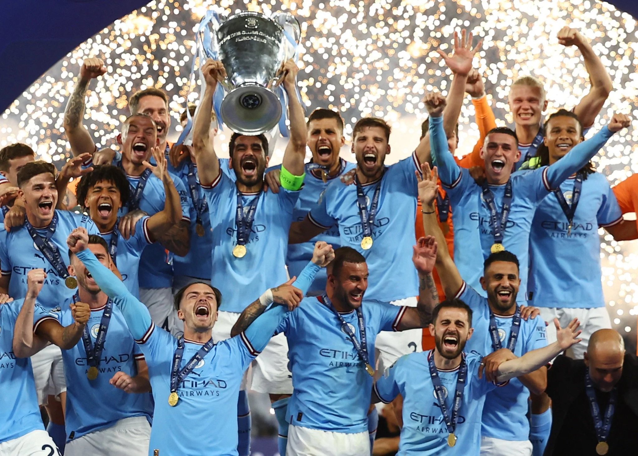 Squawka Live on X: Manchester City - 2017/18 Premier League Champions. 🏆   / X