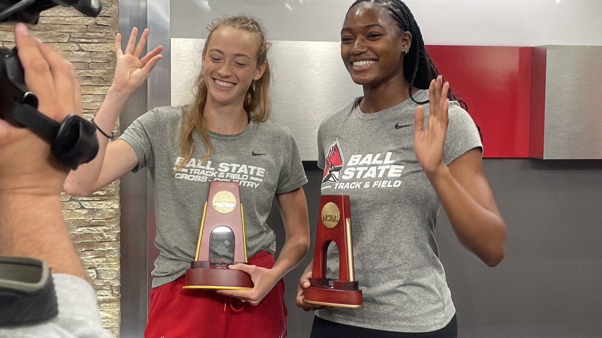 . <a href="/BallStateTFXC/">Ball State Track & XC</a> All-Americans have returned from Austin!

Hear their story this evening on <a href="/FOX59/">FOX59 News</a> Overtime at 10:30pm when <a href="/CharitySueGrif1/">Charity Sue Hufnagel</a> &amp; Jenelle Rogers chat with <a href="/DaveG_Sports/">Dave Griffiths</a>!

#ChirpChirp x #WeFly