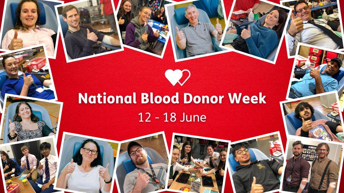 WelshBlood's tweet photo. Happy #NationalBloodDonorWeek!❤️🩸 
We are highlighting the lifesaving difference donating makes. Here’s everything you need to know about giving blood with your Welsh Blood Service 🏴󠁧󠁢󠁷󠁬󠁳󠁿 in one handy thread 🗒   
Help us by sharing this message and booking a lifesaving donation⬇️ https://t.co/D8V6rAh08r