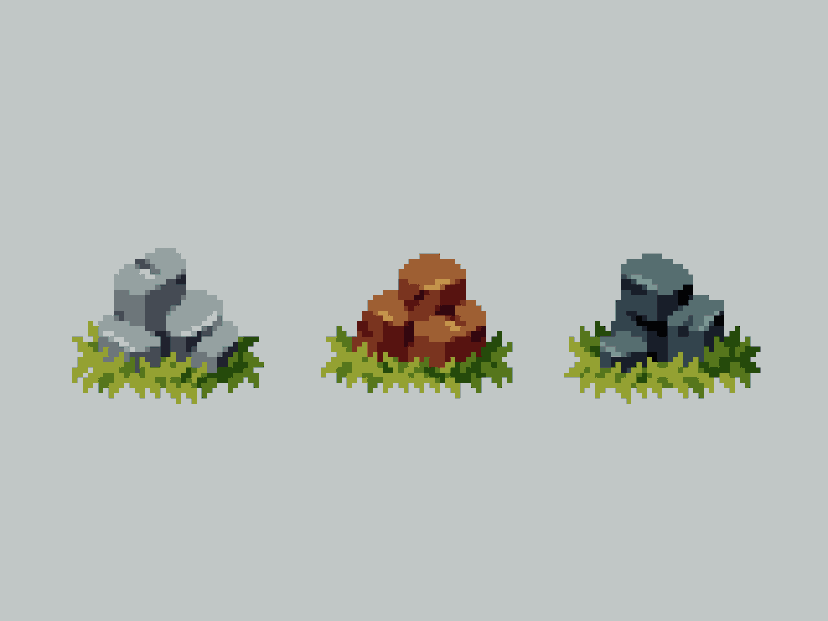 Practising drawing rocks
#pixelart #aseprite #madewithaseprite