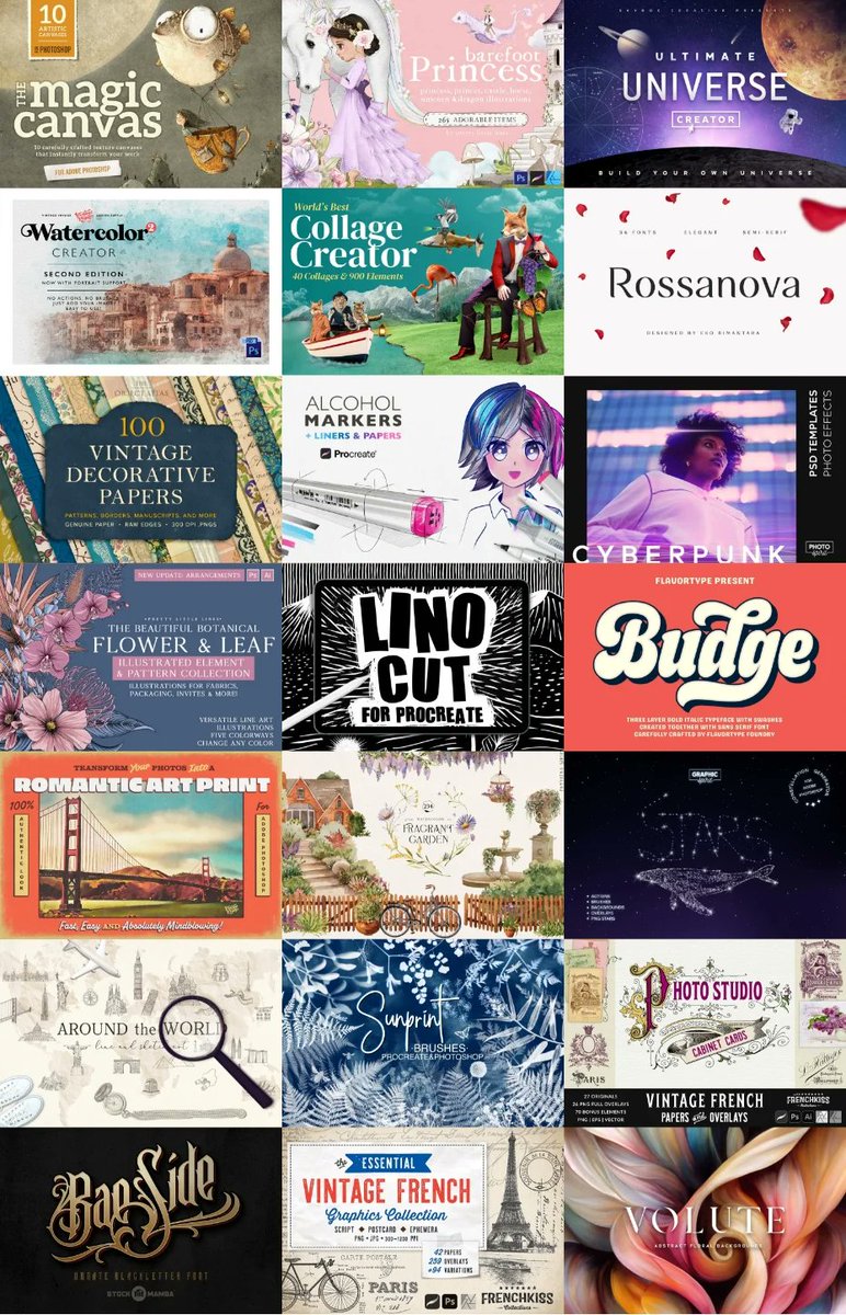 RozSpirations's tweet photo. LESS THAN 2 DAYS...
For @DesignCutsDeals Amazing Artist’s Creative Treasure Trove bundle
at https://t.co/taChm0nssO

A FAV OF MINE... EACH product helps to either enhance your NEW creations or already created designs to make them unique, artistic &amp;eye catching. https://t.co/9Vu5PVZVQf