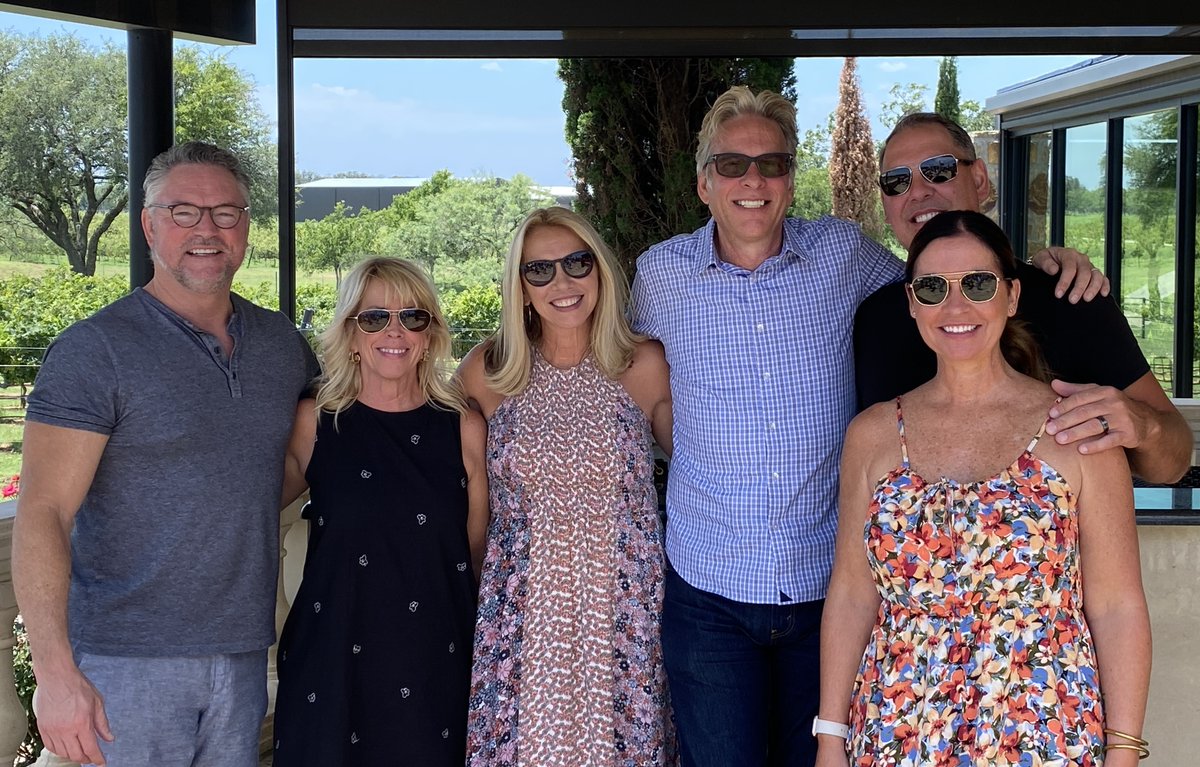 Lot's of love, many stories, and God's presence in the middle of it all. Good times and Great people in our little town of Fredericksburg. ❤️

Jimmy & Annette, @elincomm & @adamcurry, Eddie & Jessica Freeman.

#friends #spiritualfamily #bridgechurchfbg #gatewaychurch