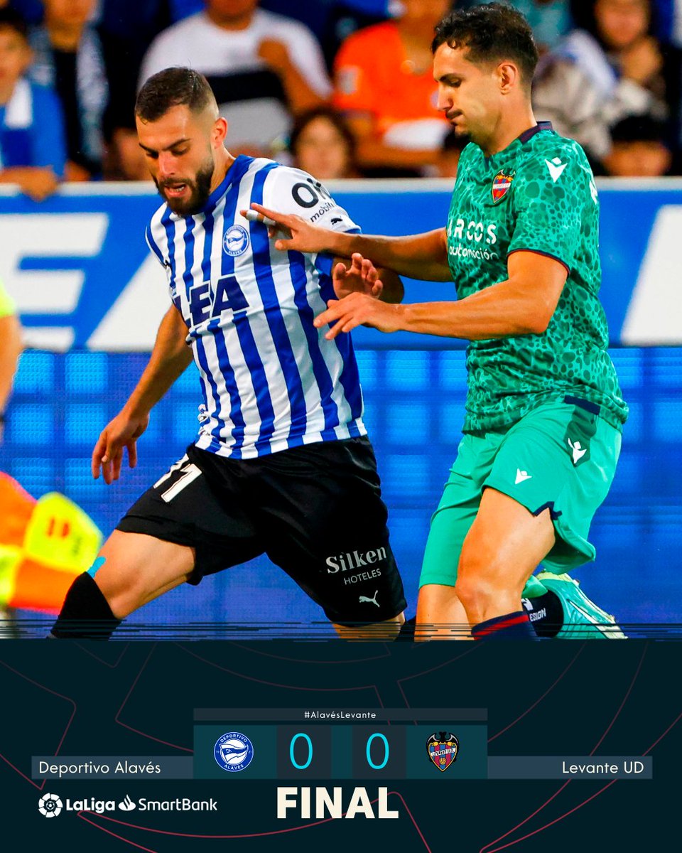 FINAL #AlavésLevante 0-0

¡Empate sin goles en Mendizorroza y todo se queda para la vuelta!

#LaLigaSmartBank