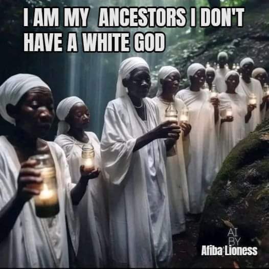 I don't give a fuck about your Bible, Torah, or Koran... Your Jesus, Yahweh, or Allah... If you accept the religions and Gods of your conquers and oppressor's, their deities and doctrines, you are a broken, conquered and mentally colonized individual... decolonize your mind.