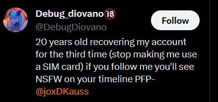 CultOfStraightt's tweet photo. @DebugDiovano @SashaLFD @RonFancy @Timcast >Look at your profile

I didn't exactly have to look far, mate. https://t.co/Myk5SgLMZY