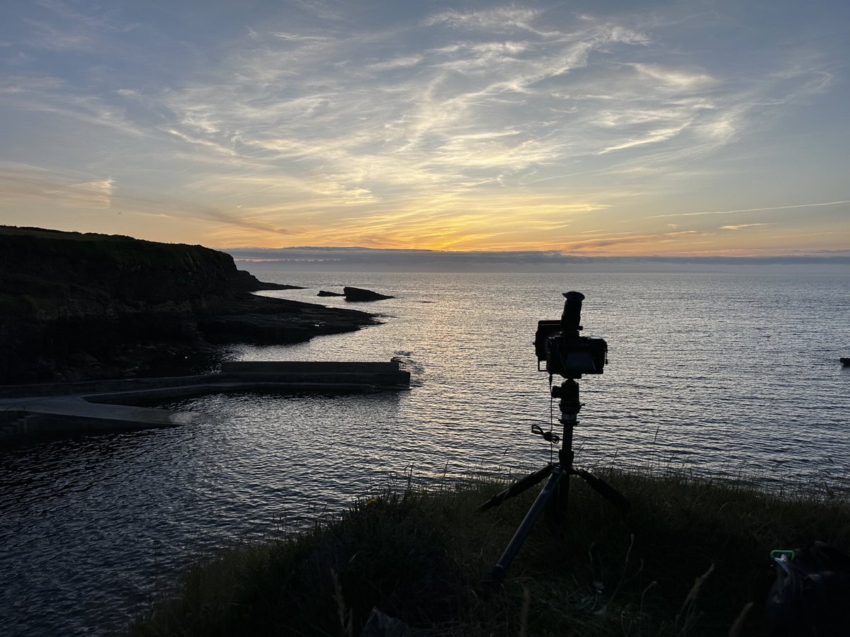 Fantastic evening at Meenogahane Pier in Kerry.  ⁦<a href="/FujifilmUK/">FUJIFILM UK & Ireland</a>⁩ #gfx50s #wildatlanticwaykerry