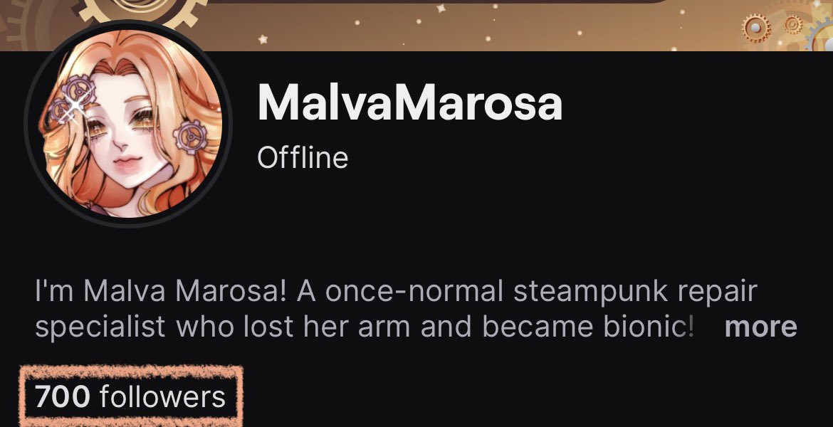 Thank you so very very much for 700 on twitch!! I’ll be doing something as a thank you for helping me grow 🧡✨

THANK YOU EVERYONE!!!