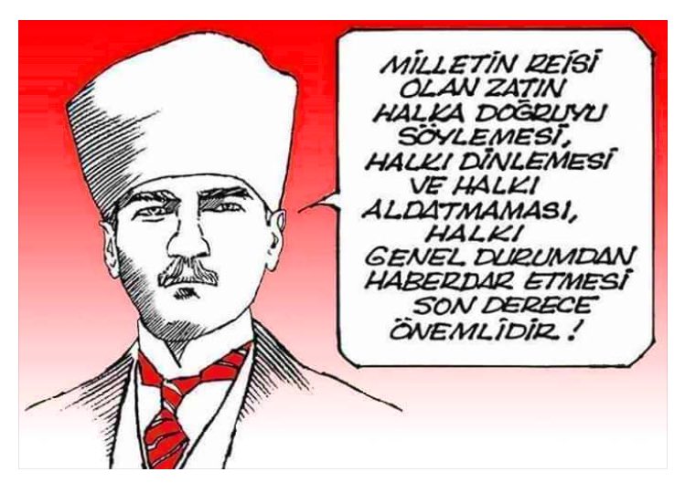 YIL 1923
HAYKIRIYOR
KOCA MUSTAFA KEMAL!
DÜŞMANLARIMIZ GÜÇLÜDÜR!
MEMLEKETİMİZİ
BİR SÖMÜRGE ÜLKESİ
HALİNE GETİRMEK İSTİYORLAR.
KAVGAMIZ BİTMEMİŞTİR!
ESAS BARIŞTAN SONRA
EL BİRLİĞİYLE ÇALIŞMAYI
ELDEN BIRAKMAMAK GEREKİR.
KARŞIMIZDAKİ DÜŞMANLAR
BÖYLE ÇALIŞIYORLAR!
NURİ✍️KURTCEBE🇹🇷…🌌