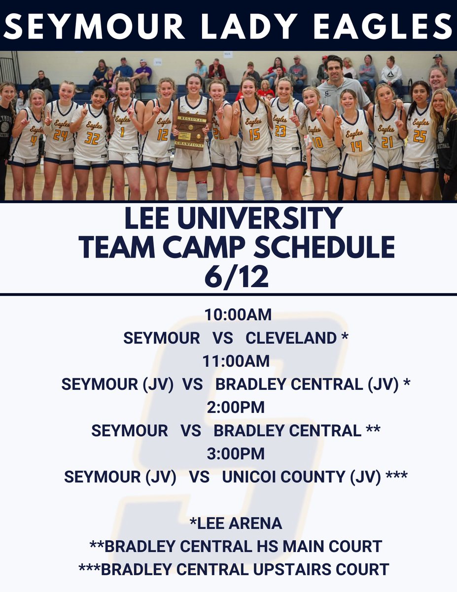LadyEagles_BKB's tweet photo. Another day of Team Camp tomorrow at Lee University! Looking forward to another day of getting better and growing as a team. Thank you @LeeUWBB for having us! https://t.co/KaPT1OXeic