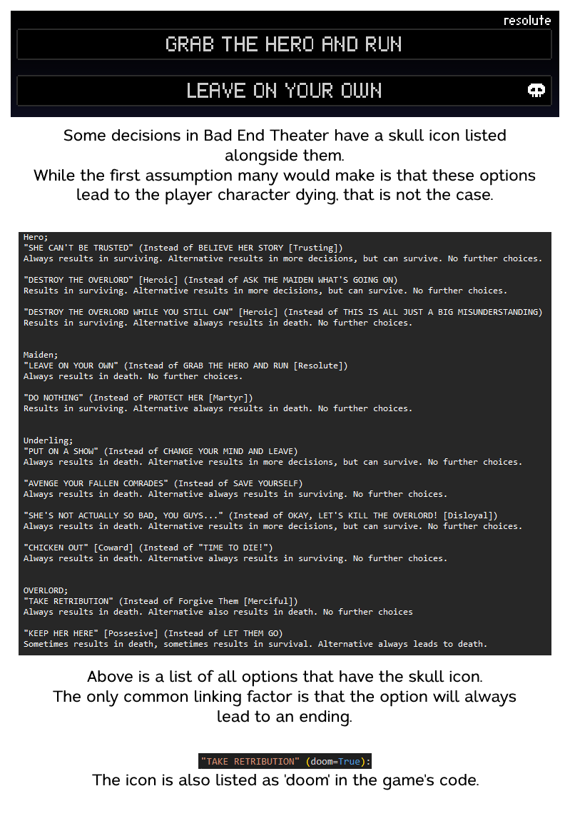 BadEndFacts's tweet photo. Explanation of the 'doom' icons. https://t.co/VCkHBAkmA3
