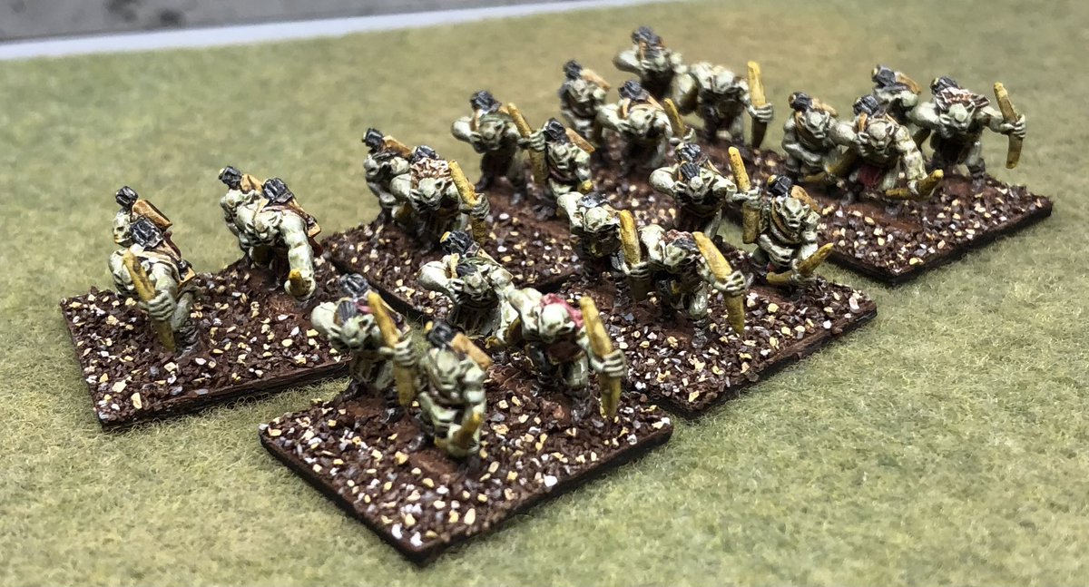 LMT_Studio's tweet photo. Latest update on my Middle-earth project. 3D printed Meduseld along with a unit of orcs and orc archers. First unit of Gondorian spearmen.  All from Copplestone in 10mm. #10mm #lotr #wargame #middleearth #copplestone @NorthStarFigs https://t.co/azU54krAmg