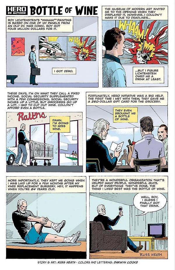 #ComicsBrokeMe Not me but seem like a good time to share this Russ Heath comic.