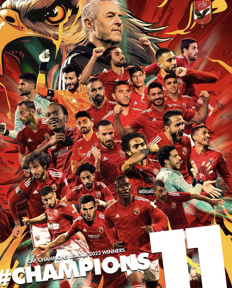 The 11th ⭐️ 
❤️ ⚽️ 
#africanchampions