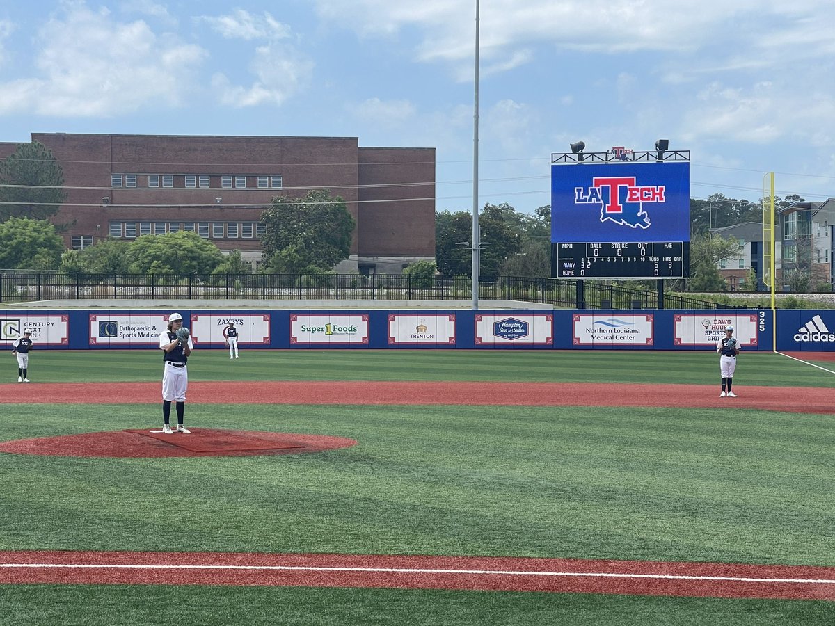 What a beautiful day for baseball in Ruston, Louisiana. @CaysonWilkins  @ScoutGamesBSB @LATech @SHBaseball23