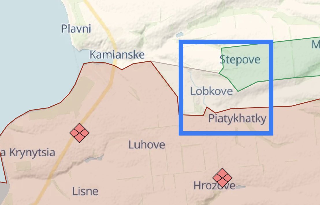 OSINTdefender on Twitter: "There has been No Fighting near Luhove since