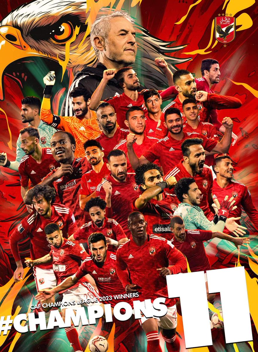 Al_ma7moudi's tweet photo. سلطان افريقيا..النادي الأهلي
#بطل_افريقيا
#ال١١ https://t.co/I0trGwOim6