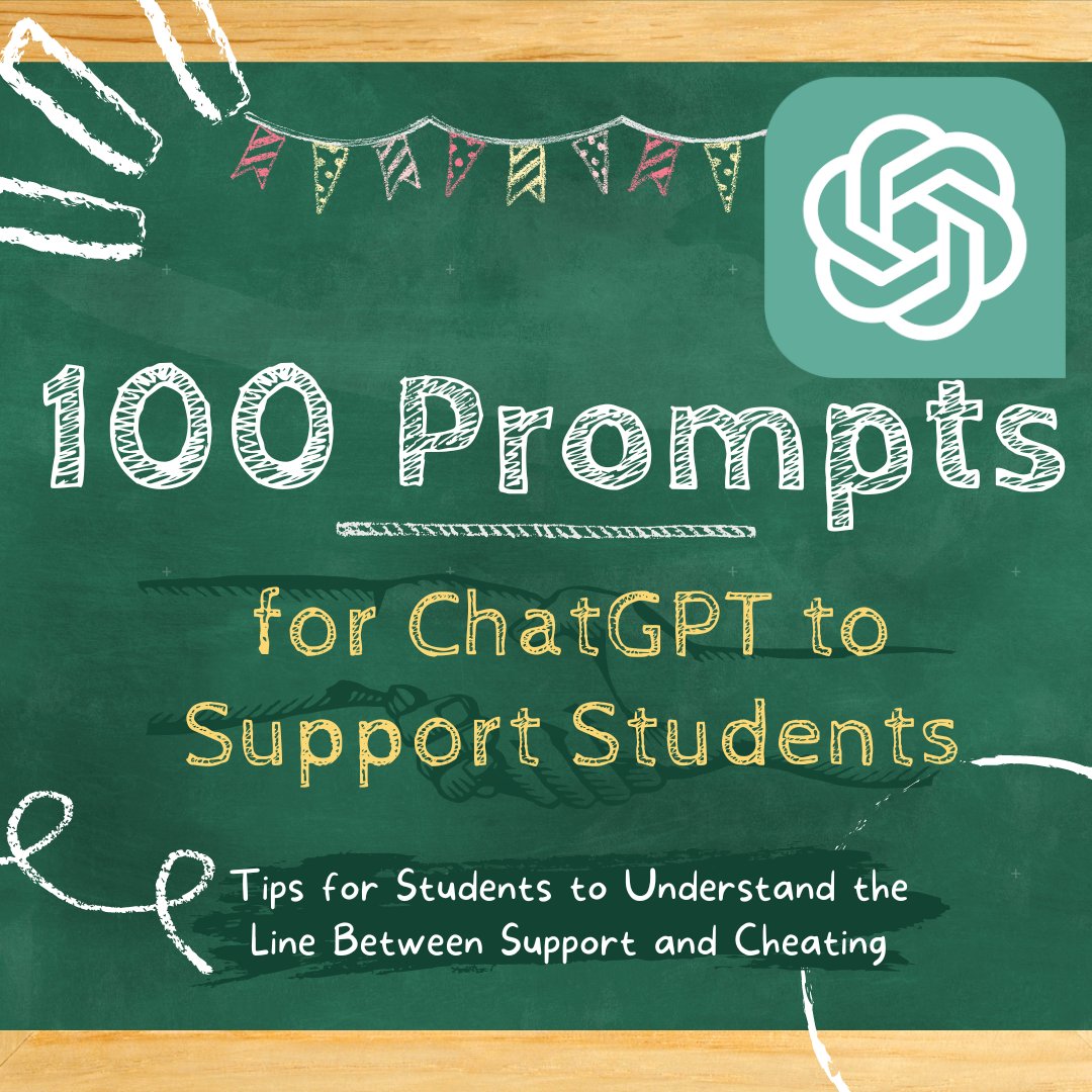 Tips for Students to Understand the Line Between Supporting and Cheating - Using ChatGPT alicekeeler.com/2023/06/10/lev… #ISTElive #AI #AIteacher #ChatGPT