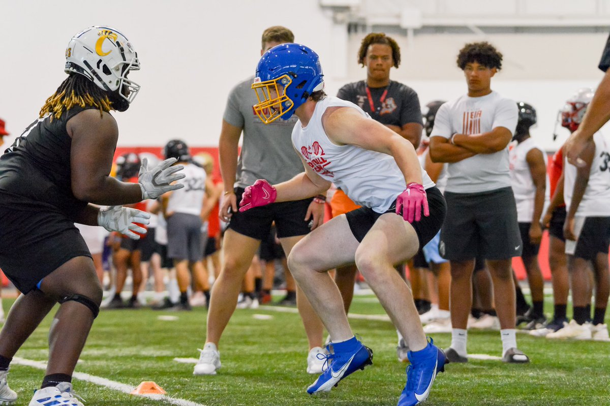 lsportraits's tweet photo. Some insanely talented young men at the NC State camp yesterday. I saw some real dogs for the #wolfpack #1pack1goal @PackFootball https://t.co/yj7IYStmju