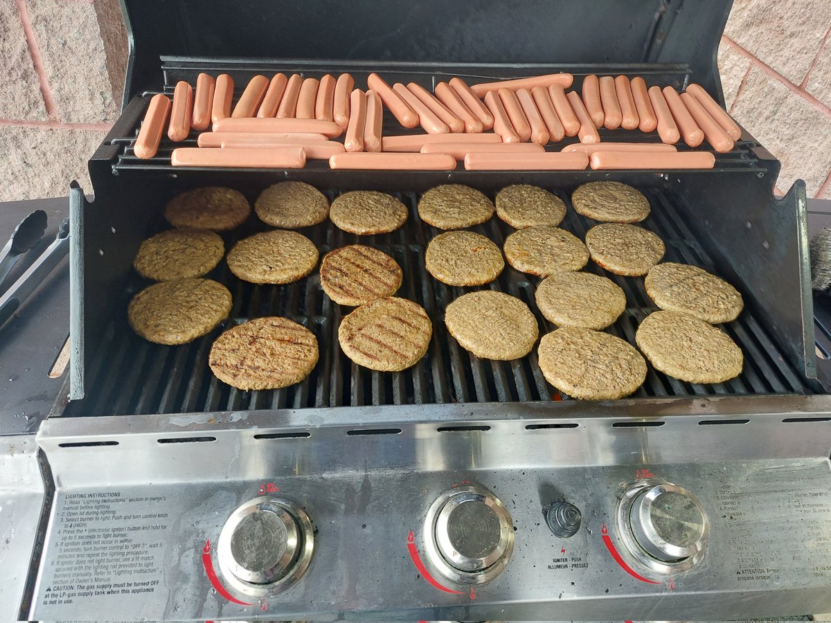 Wild day of barbecuing Hotdogs and Hamburgers 🍔 😋