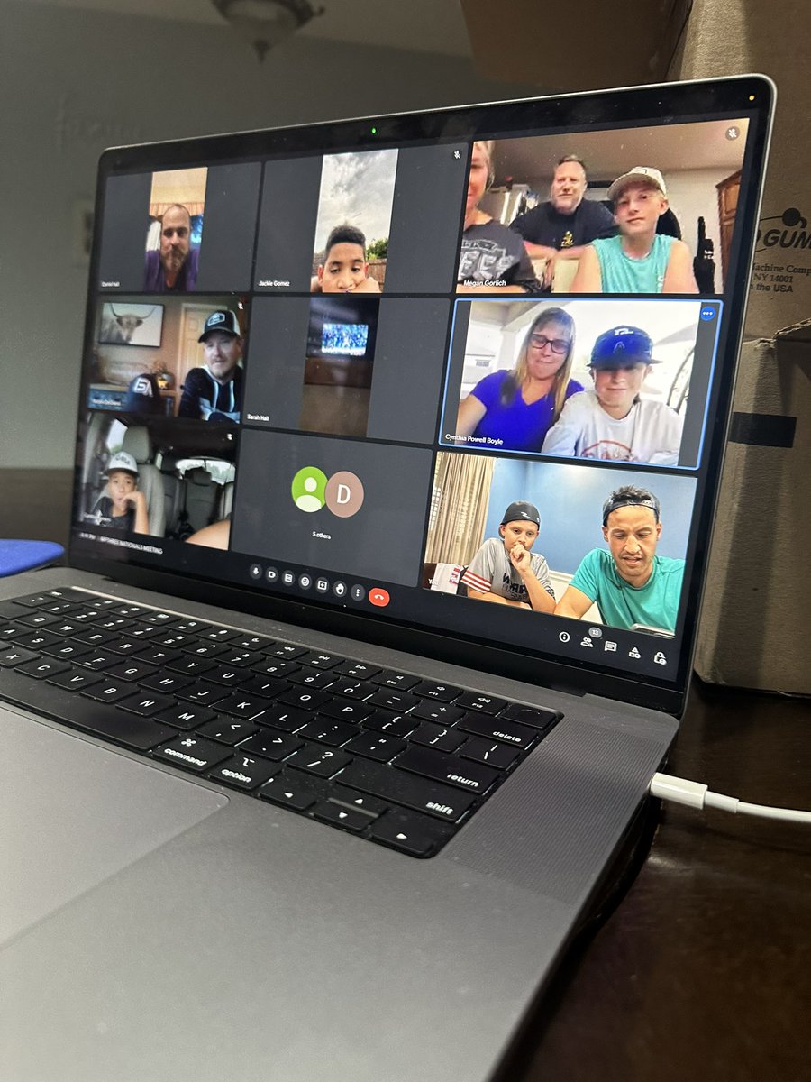 Super excited for this coming week. Had our first team meeting on a zoom for next weeks 11U World Series at East Cobb Baseball  I cannot wait to get this thing going!!!! Thank you to all the families for allowing me to coach your kids in this! #mpthreebaseball