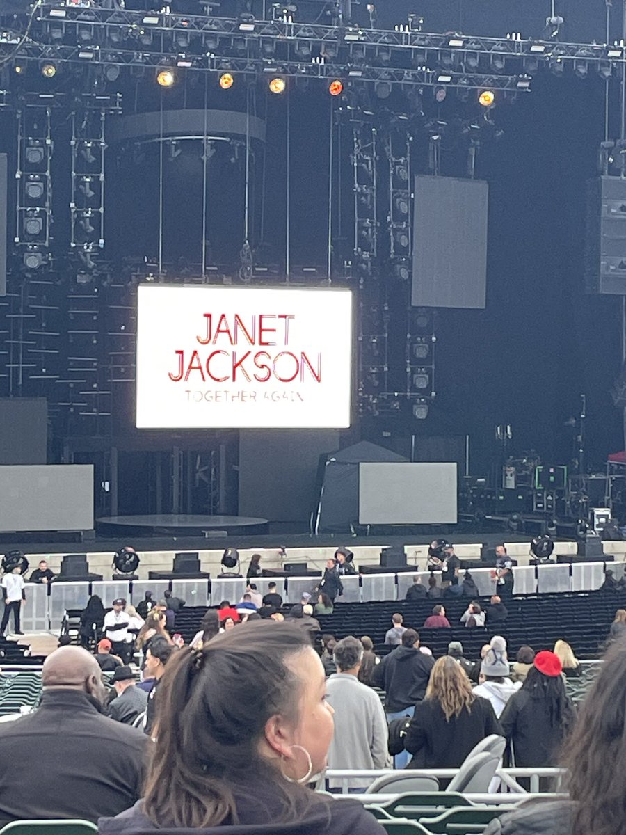 Seeing my favorite artist tonight #JanetJackson #TogetherAgainTour
