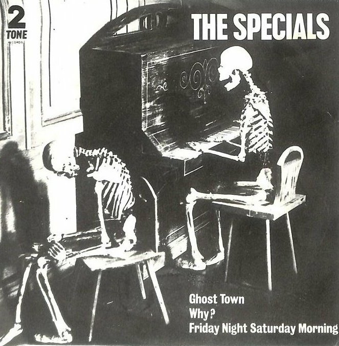 42 years ago
'Ghost Town' is a song by British two-tone band The Specials, released in June 1981 with the songs 'Why?' and 'Friday Night, Saturday Morning' on the B-side

#punkrock #ska #skabands #thespecials #ghosttown #history #skahistory