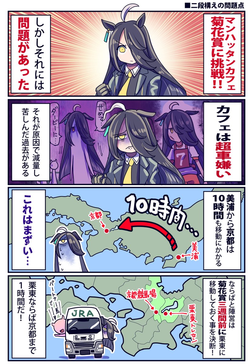 マンハッタンカフェ、菊花賞の裏話 | 坂崎ふれでぃ さんのマンガ マンハッタンカフェ、菊花賞の裏話 | 坂崎ふれでぃ さんのマンガ