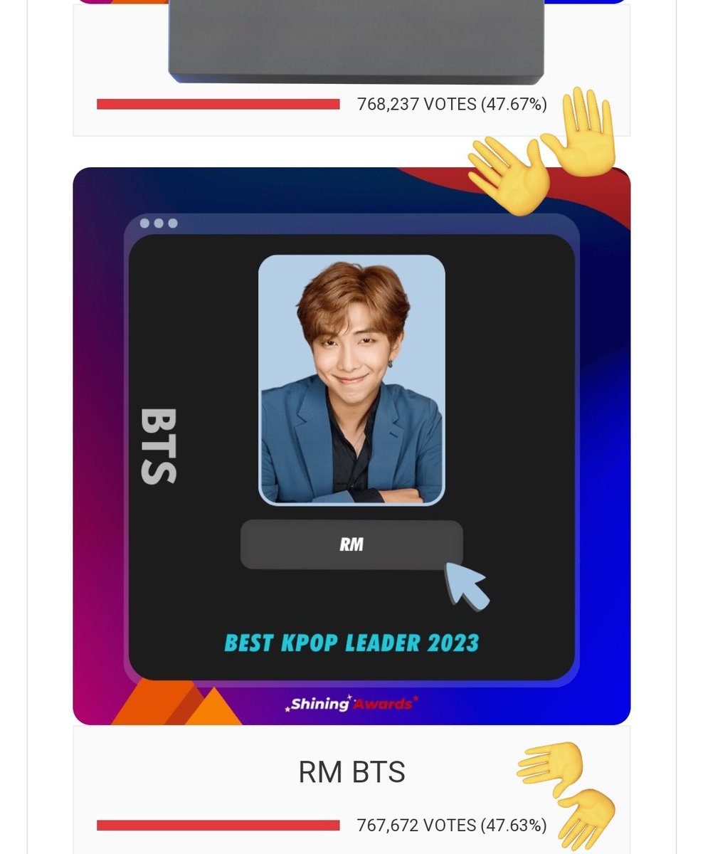 purpleSubsBR7's tweet photo. ARMYs, o Namjoon está concorrendo a Best K-POP Leader 2023 no #ShiningAwards e está EM SEGUNDO LUGAR. Votem no #RM!!! 🗣️

🗳️ Um voto por hora.
🗓️ Encerra em: 30/06. 

Link: https://t.co/zmd65hQCAN
Tutorial: https://t.co/Dpmm5rWbLa https://t.co/nIF7cqMTLi