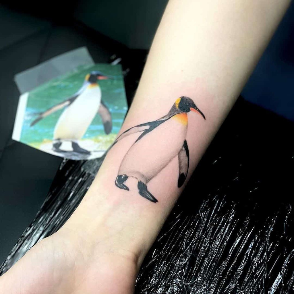 My tattoo Pengy the Penguin  Penguin tattoo Disney tattoos Tattoos