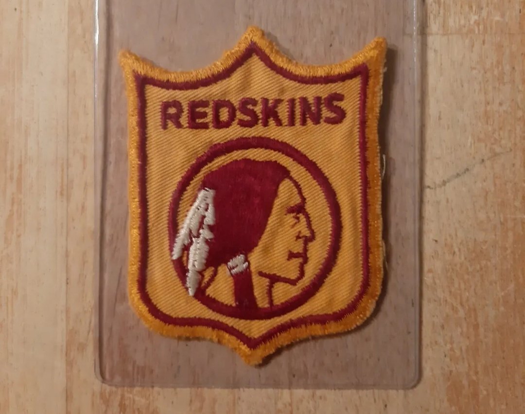 Vintage Redskins patch from eBay. I'm guessing it's from the late 60s.