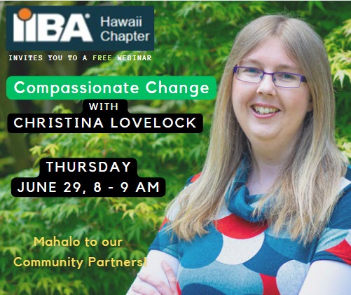 We are very excited to feature Christina Lovelock, whose webinar focuses on bringing compassion along with change. RSVP for your spot at ow.ly/NtRs50OLtxq