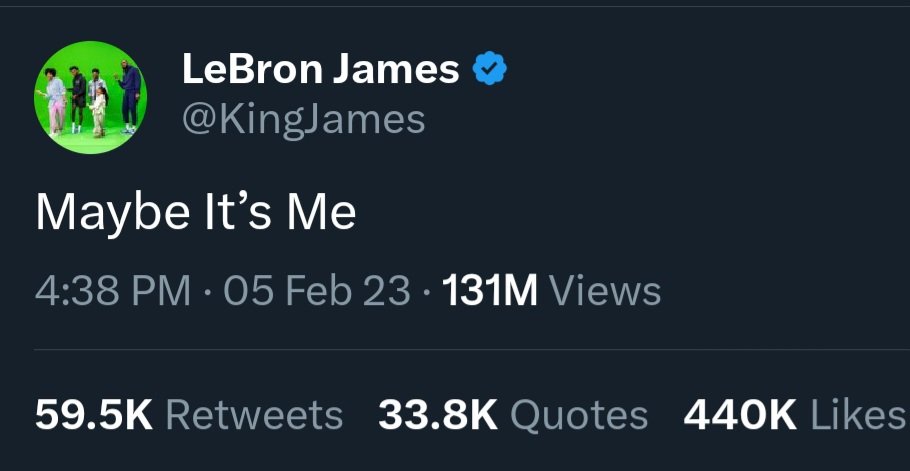 LeBron tweeting this after kyrie didn't get traded to the Lakers was hilarious 😂😂