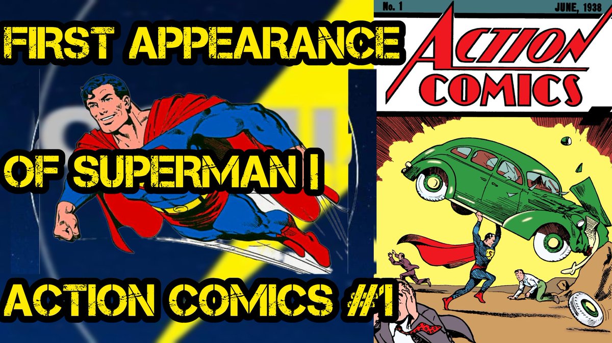 NEW VIDEO OUT!

I read action comics issue 1, the first appearance of superman and I wanted to make a video about it!

This is my first comic video, so would appreciate a little support and feedback!

#superman #actioncomics #comicbooks #YouTube 
youtu.be/X8nN4FPOLHg