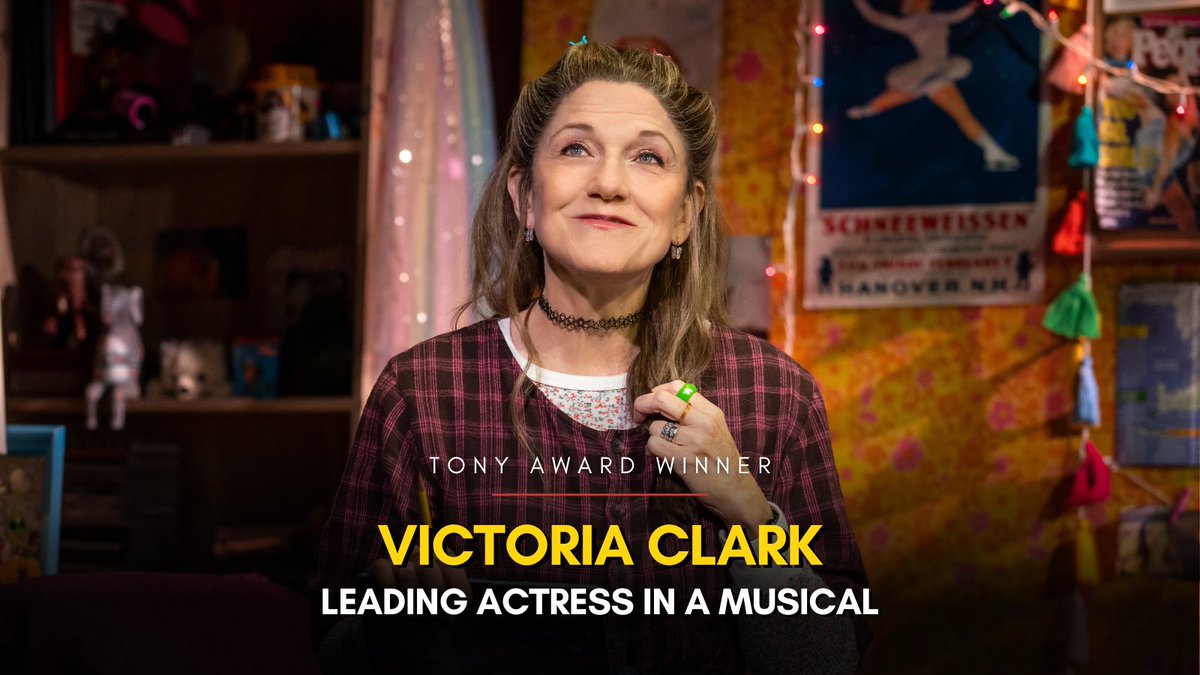 The <a href="/TheTonyAwards/">The Tony Awards</a> for Best Leading Actress in a Musical goes to Victoria Clark for <a href="/AkimboMusical/">Kimberly Akimbo on Broadway</a>! See all of the winners updating live here! bit.ly/3NnriiD