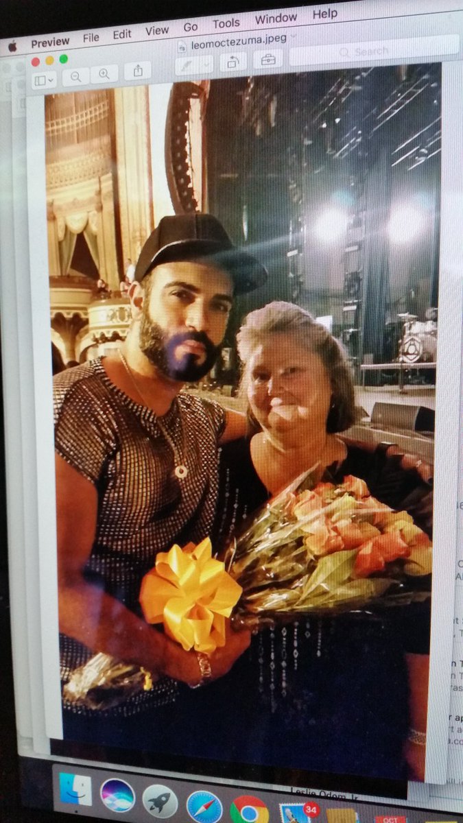 .<a href="/LeoMoctezuma/">Leo Moctezuma</a> just saw you on my TV dancing on the Tony's... take care of that black eye!!!!! Couldn't see it at all....good job!