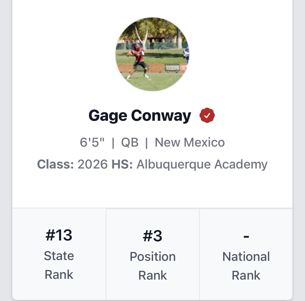 Gage Conway tweet media