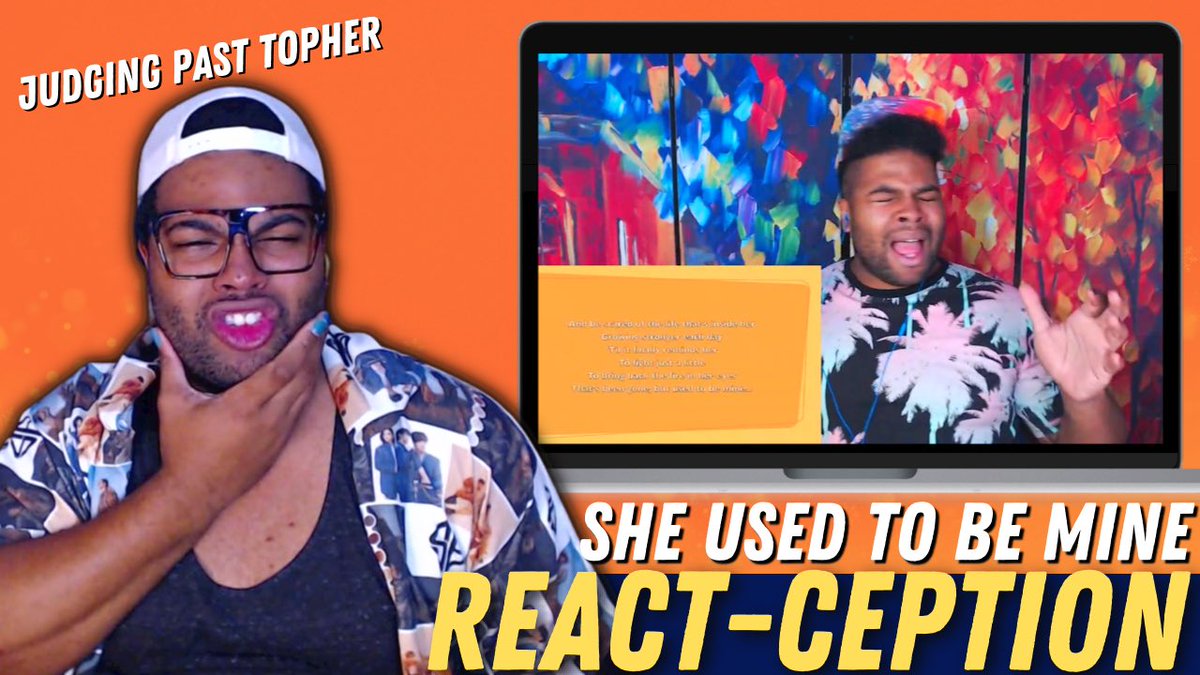 TopherReacts's tweet photo. SINGER REACTS to hidden cover of #SheUsedToBeMine | ReactCeption
.
Opening my secret archives and inviting you guys to help me judge myself 😅😅
.
Full video: https://t.co/oPp7VNrSOZ
.
#Waitress #WaitressTheMusical #SaraBarielles #PerformersLife #MusicalTheatre #ReactCeption https://t.co/D5edeUnDGD