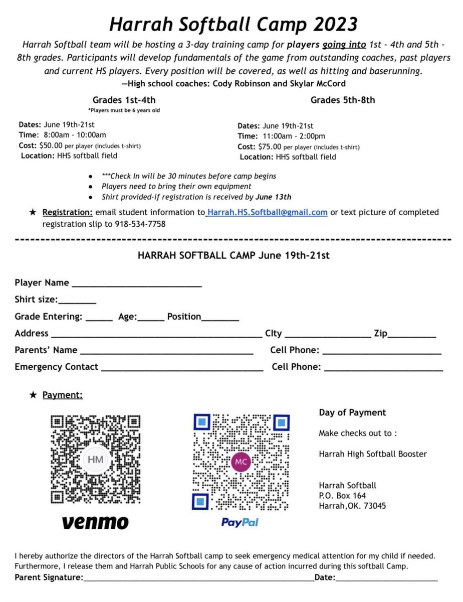 🚨🥎🚨RESCHEDULED 🚨🥎🚨

Due to weather this week we have rescheduled our softball camp to June 19th-21st!! 
Still time to get your players signed up!!!!!
Please share!!!