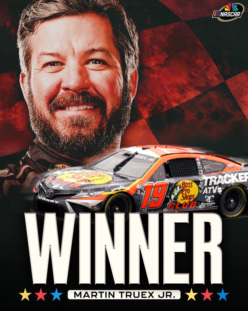 NASCAR On NBC On Twitter RETWEET To Congratulate MartinTruex Jr 