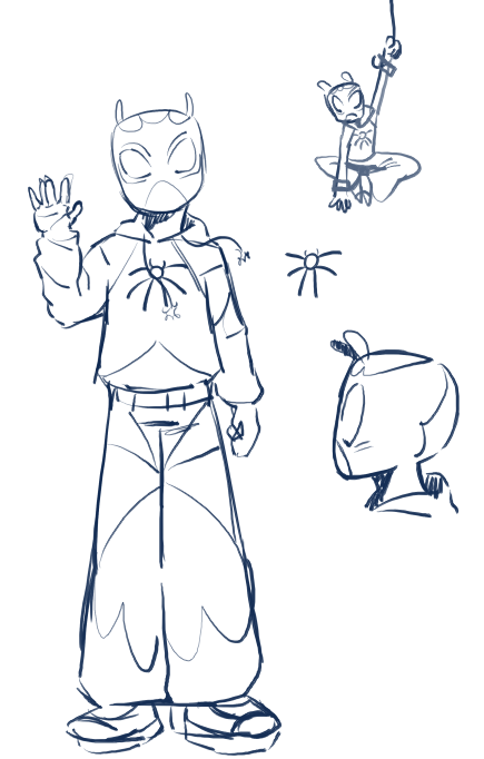 Otto_jpeg's tweet photo. evento canónico: se le murió el hámster
boceto super sucio de OttoSpider ;D
#SpiderVerse #spidersona 
si queréis que lo haga mas limpio laik porfa https://t.co/u0y3zLpLa2