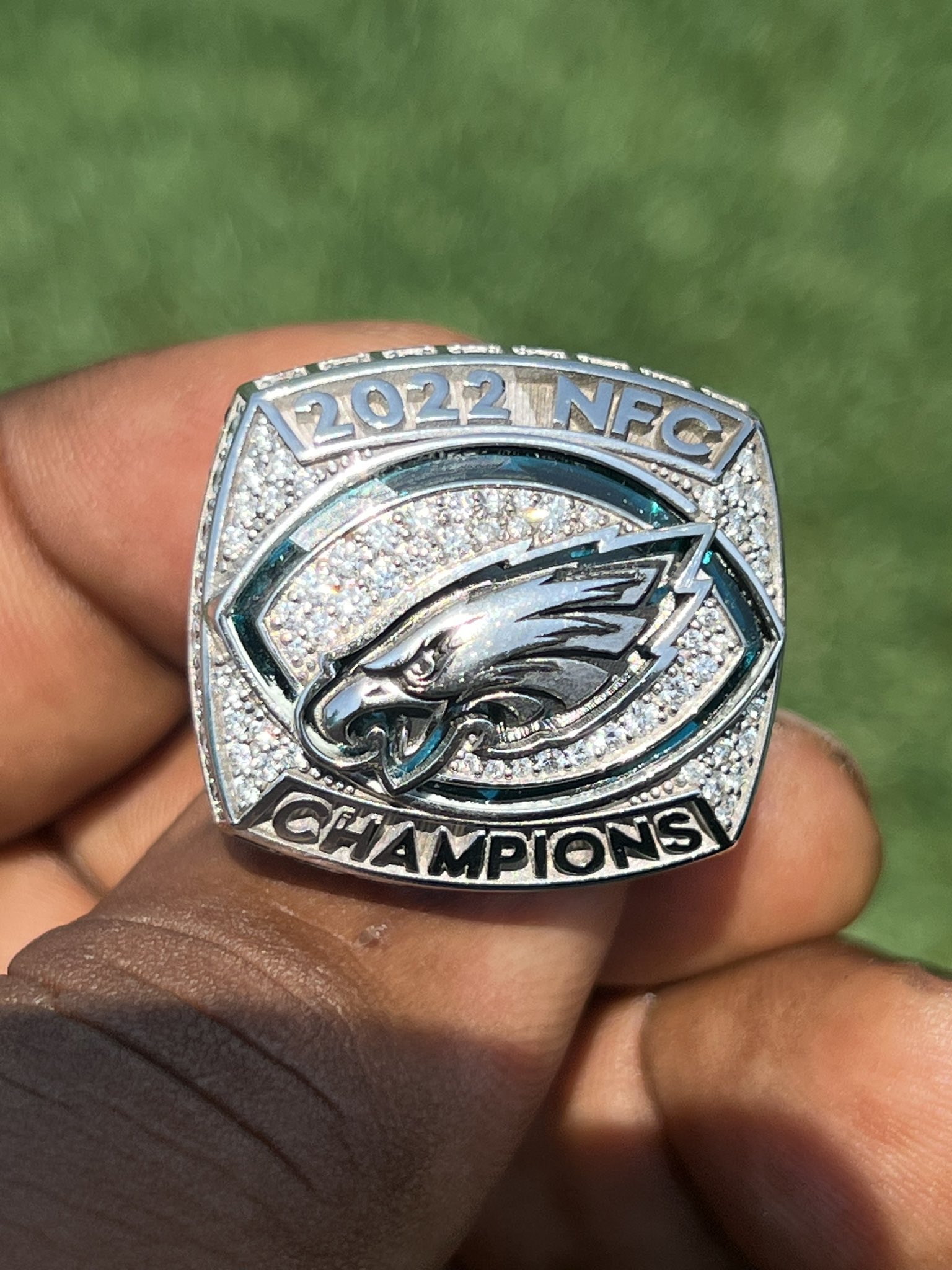 1948-49 Philadelphia Eagles Championship Ring. Football