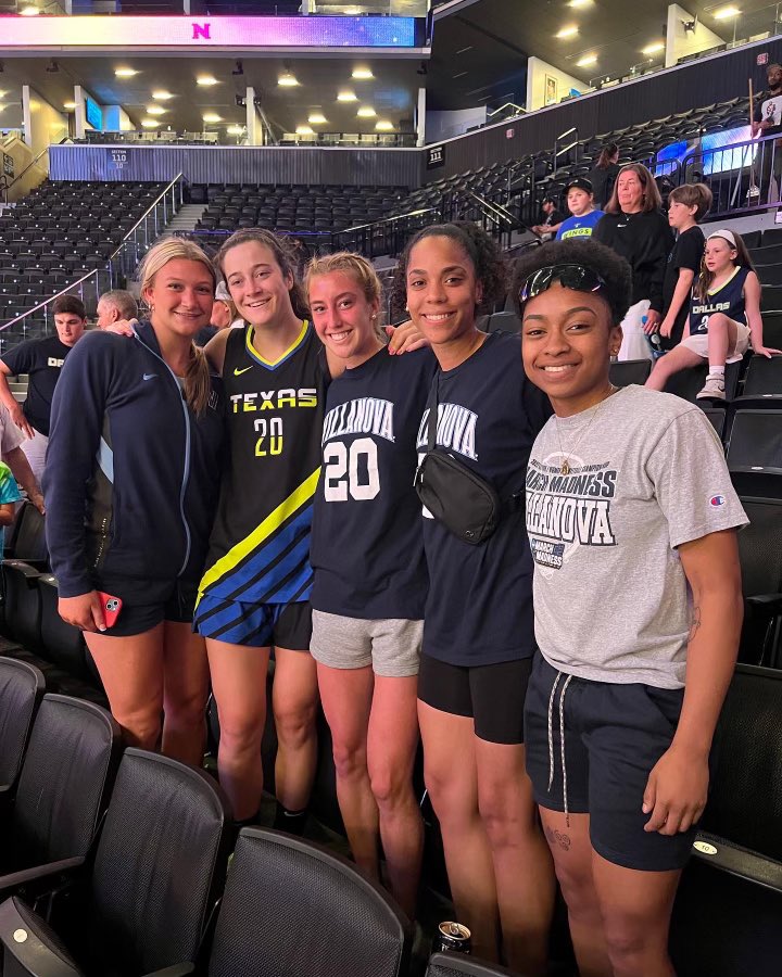 Villanova WBB (@novawbb) on Twitter photo Spent the day supporting <a href="/20sMaddy/">Maddy Siegrist</a> & the <a href="/DallasWings/">Dallas Wings</a>! ๐๐#OnceAWildcatAlwaysAWildcat Spent the day supporting <a href="/20sMaddy/">Maddy Siegrist</a> & the <a href="/DallasWings/">Dallas Wings</a>! ๐๐#OnceAWildcatAlwaysAWildcat