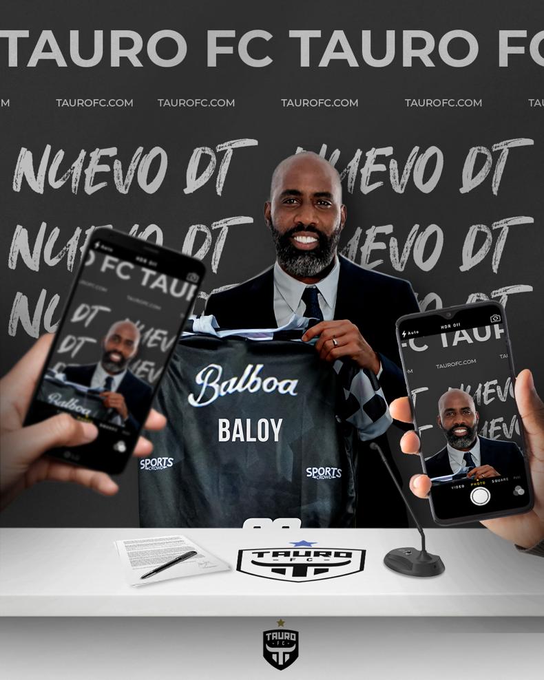 TauroFC's tweet photo. ¡Bienvenido Profesor Felipe Baloy @pinbaloy23 🇵🇦🧠🤝🏾!

¡A seguir haciendo historia! https://t.co/H0PudFA5Rc