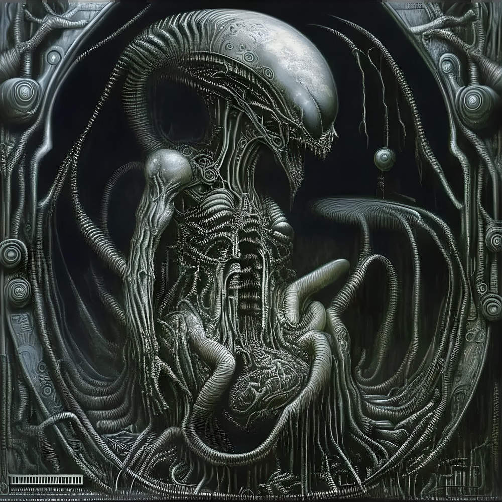 Birth I

instagram.com/p/CtXgUkKI1Ir/

I welcome you to the gloomy world at the edge of the universe! I am inspired by the work of H.R. Giger

#NFT #nftart #NFTartist #AlexTut #NFTCommunity #opensea #OpenSeaNFT #HRGiger #sciencefiction #biomechanic #darkworld

opensea.io/assets/matic/0…