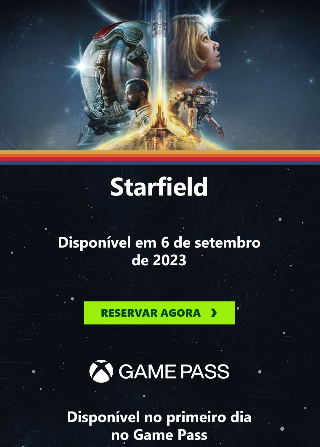 Novo trailer do PC Game Pass nos mostra um pouco mais do Starfield