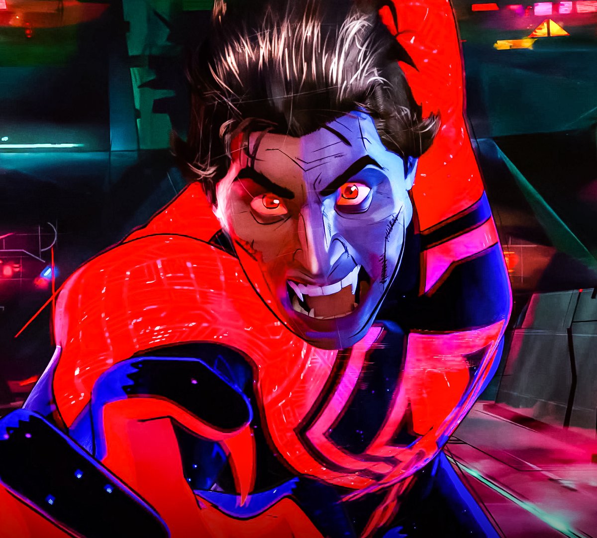 #SpiderVerse's Miguel O'Hara was 'too big of an asshole' during early development, reveals producer Chris Miller:

'We were like, well, let’s expose the beginnings of that trauma, and so you’re sort of rooting for Miguel...' Full quote: thedirect.com/article/spider…